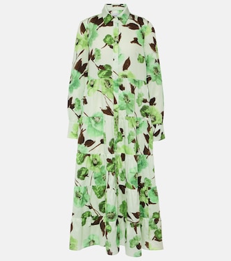 Floral cotton shirt dress | Erdem