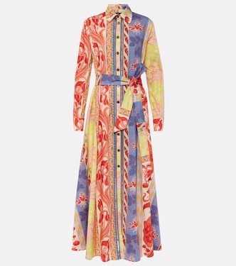 Robe chemise imprimée en coton mélangé | Etro
