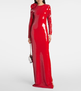 Robe mit Pailletten | Rodarte