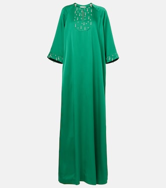 Verzierter Kaftan Arles aus Satin | Emilia Wickstead