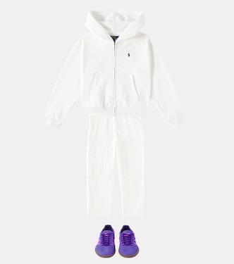 Sweat-shirt à capuche en coton mélangé | Polo Ralph Lauren Kids