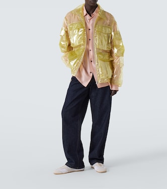 Suede-trimmed sneakers | Dries Van Noten