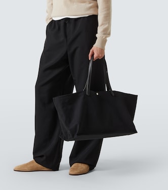 Tote Idaho XL aus Canvas mit Leder | The Row
