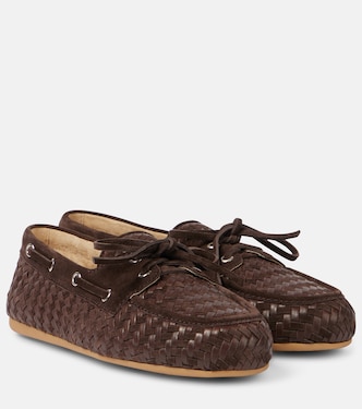 Segelschuhe aus Veloursleder | Miu Miu