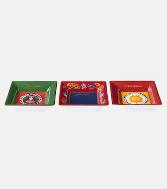Carretto set of 3 decorative trays | Dolce&Gabbana Casa