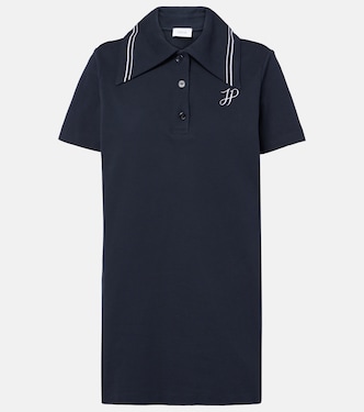 Logo cotton piqué polo dress | Patou