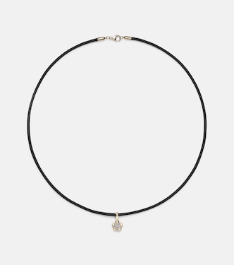Choker Crosby in oro 10kt con diamanti | Stone and Strand