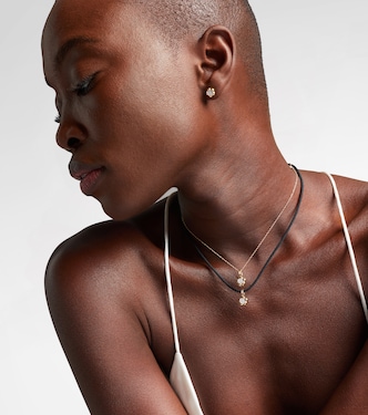 Choker Crosby in oro 10kt con diamanti | Stone and Strand