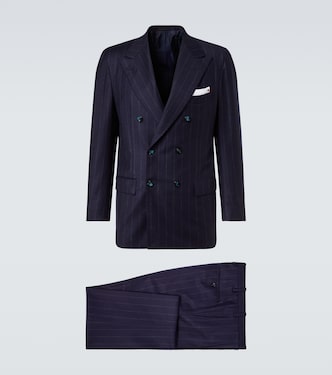 Striped wool and cashmere suit | Kiton