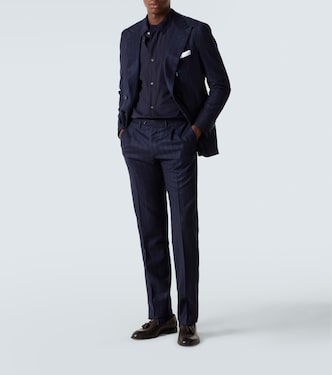 Striped wool and cashmere suit | Kiton
