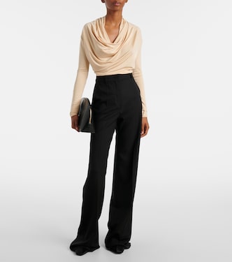 Fina draped jersey top | Tove