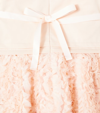 Gabie bow-detail ruffled dress | C'era Una Volta