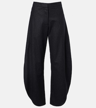 Pantalon barrel en laine | Alaïa