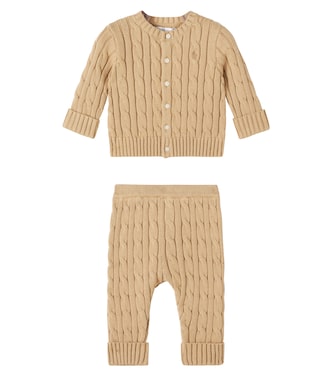 Baby Set aus Cardigan und Hose aus Baumwolle | Polo Ralph Lauren Kids