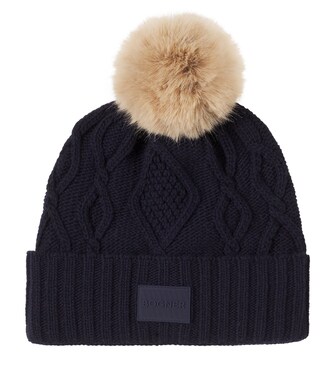 Berretto Finja in maglia a trecce con logo | Bogner Kids