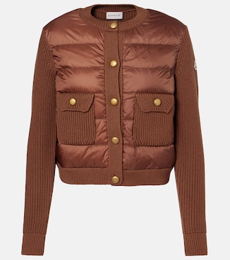Daunenjacke mit Wolle | Moncler