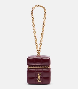 Cassandre Mini leather pouch on chain | Saint Laurent