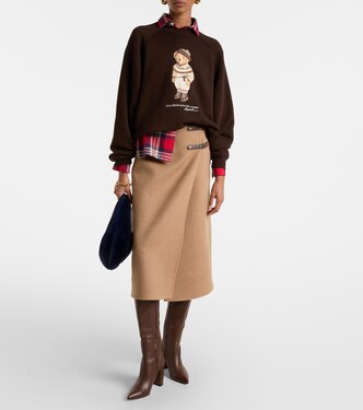 Polo Bear cotton-blend fleece sweatshirt | Polo Ralph Lauren