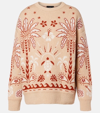 Echoes Of The Island wool and cotton sweater | Alanui