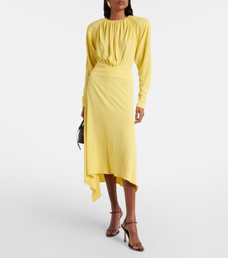 Draped jersey midi dress | Stella McCartney