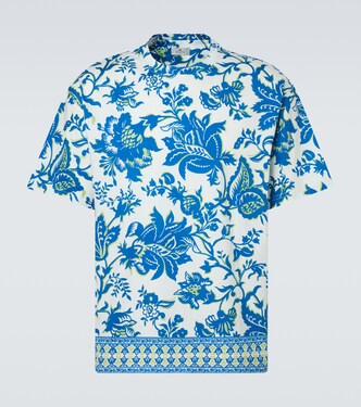 Floral cotton jersey T-shirt | Etro
