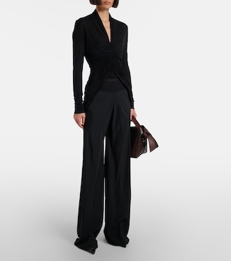 Pantalones anchos de satén | Rick Owens