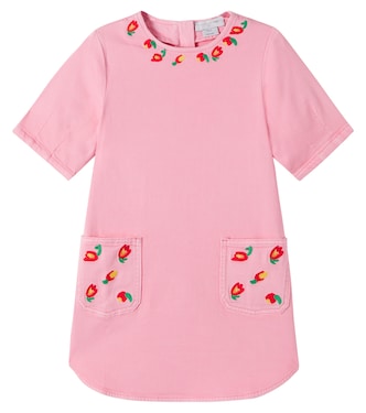 Besticktes Kleid aus Denim | Stella McCartney Kids
