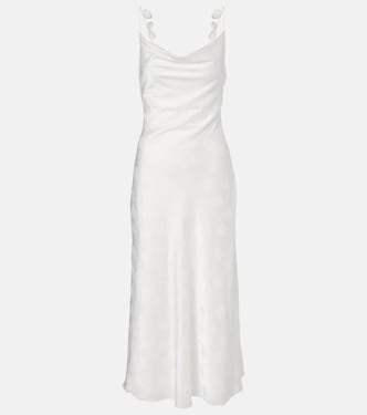 Bridal satin midi dress | Rotate