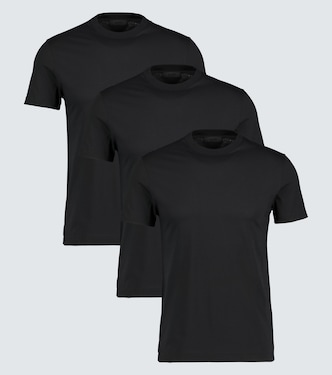 Set aus drei T-Shirts aus Baumwolle | Prada