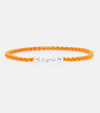 Giada 18kt white gold and silver anklet | Eéra