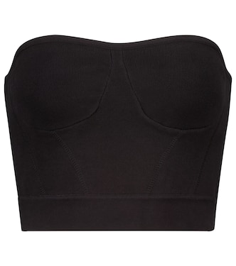 Nour stretch-cotton bustier | Rta