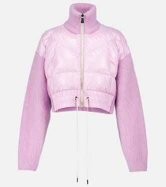 Daunenjacke Tricot aus einem Alpakawollgemisch | Moncler Grenoble