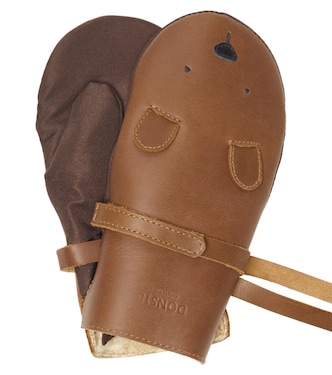 Mitones Kapi Bear de piel | Donsje