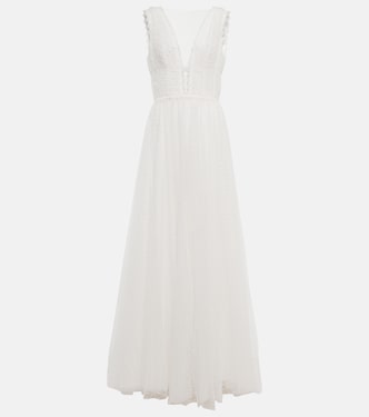 Bridal tulle gown | Costarellos