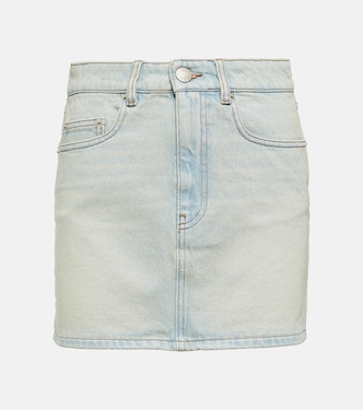 Minifalda en denim de tiro alto | Ami Paris