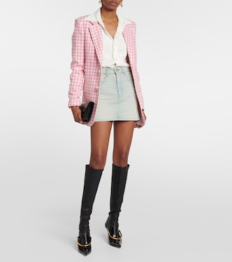 Minifalda en denim de tiro alto | Ami Paris