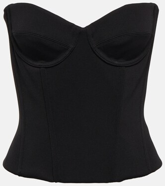 Top a corsetto senza spalline | Balenciaga