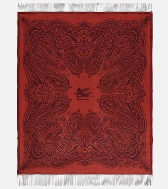 Paisley wool and cashmere throw | Etro