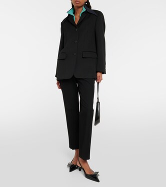 Wool gabardine blazer | Prada