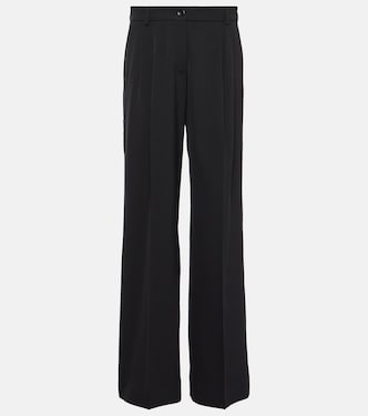 Pantalones anchos de mezcla de lana | Dolce&Gabbana