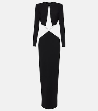 Robe longue en crêpe | Mônot