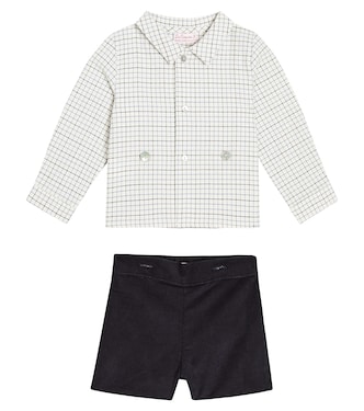 Bébé – Ensemble chemise et short Arlo en coton | La Coqueta