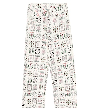Pantaloni in cotone con stampa | Kenzo Kids