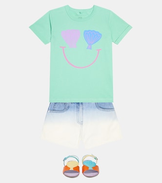 T-shirt imprimé en coton | Stella McCartney Kids