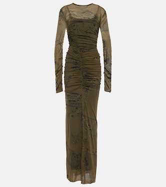Bedrucktes Maxikleid aus Jersey | Blumarine