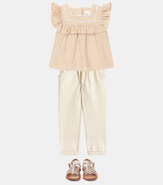 Sandali Plagette Strap in pelle | Pom d'Api