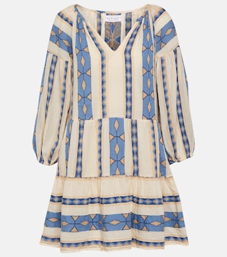 Kally printed cotton minidress | Velvet