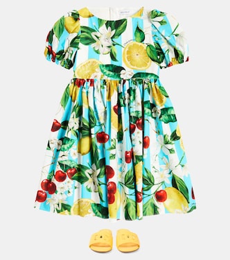 Robe en coton imprimé | Dolce&Gabbana Kids