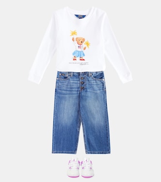 Jeans anchos cropped | Polo Ralph Lauren Kids