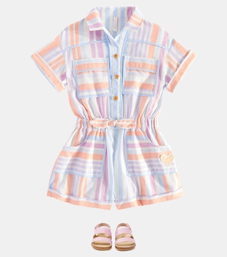 Mono Pop de algodón a rayas | Zimmermann Kids